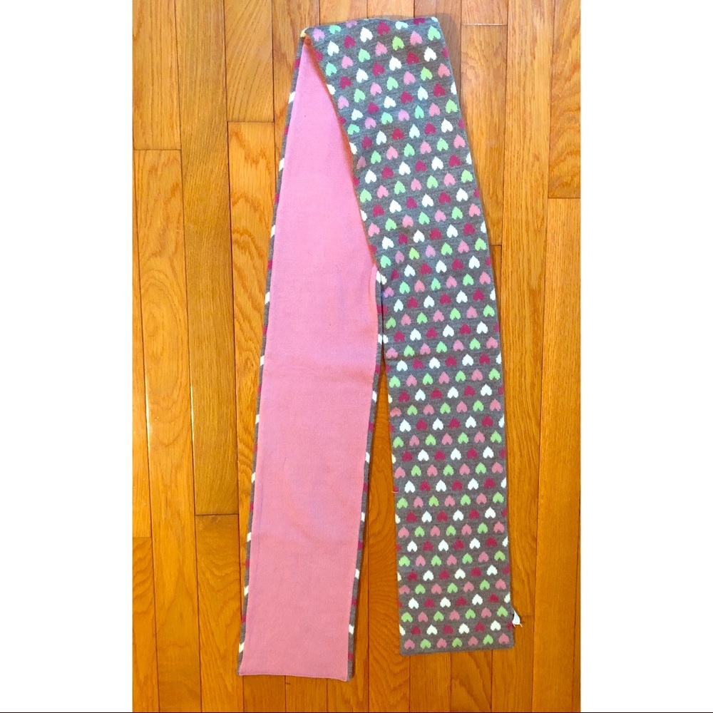 PINK HEART PATTERN SCARF 💗